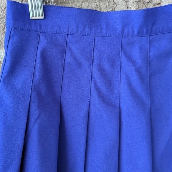 Vintage 80s Mizuno Tennis Collection Grape Purple Pleated Skirt Sz 10 Pickleball - Picture 2 of 8